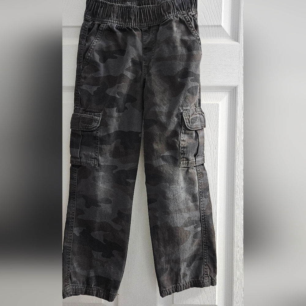 Place Black and Gray Cargo Pants